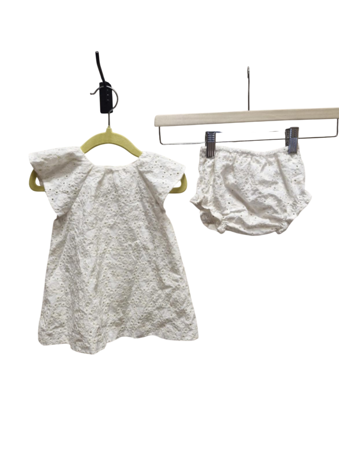 Zara blúndukjóll og buxur 80