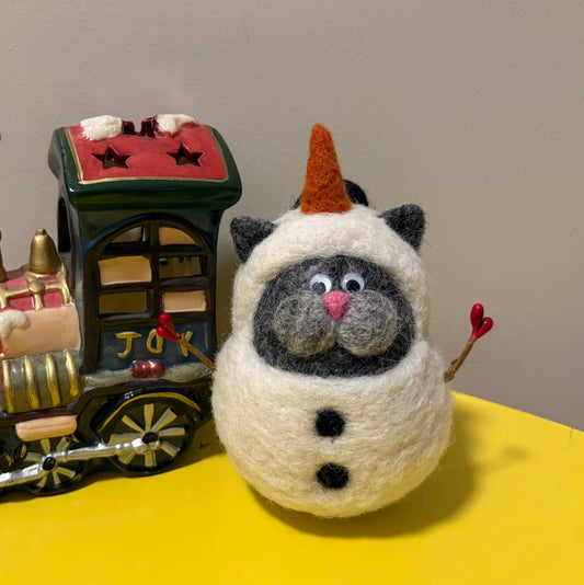 Snowman cat