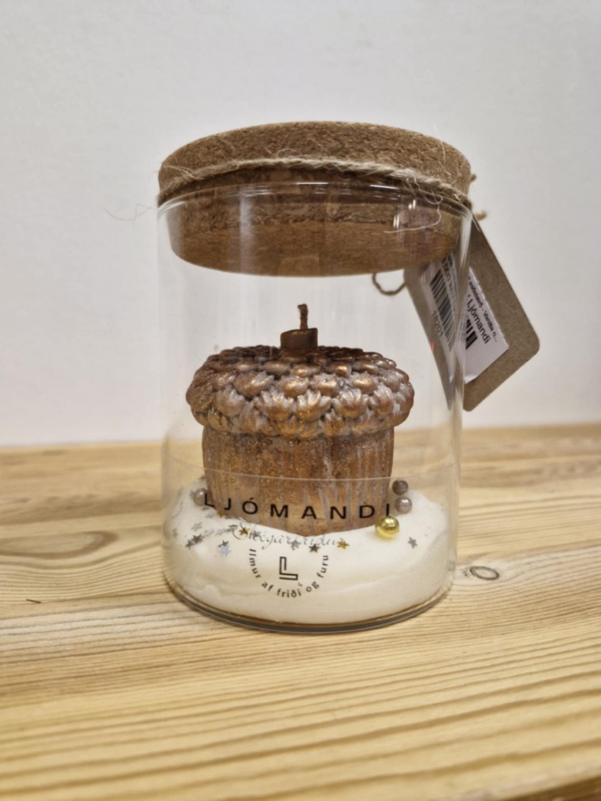 Ljómandi Kerti miðstærð - Vanilla og mandla