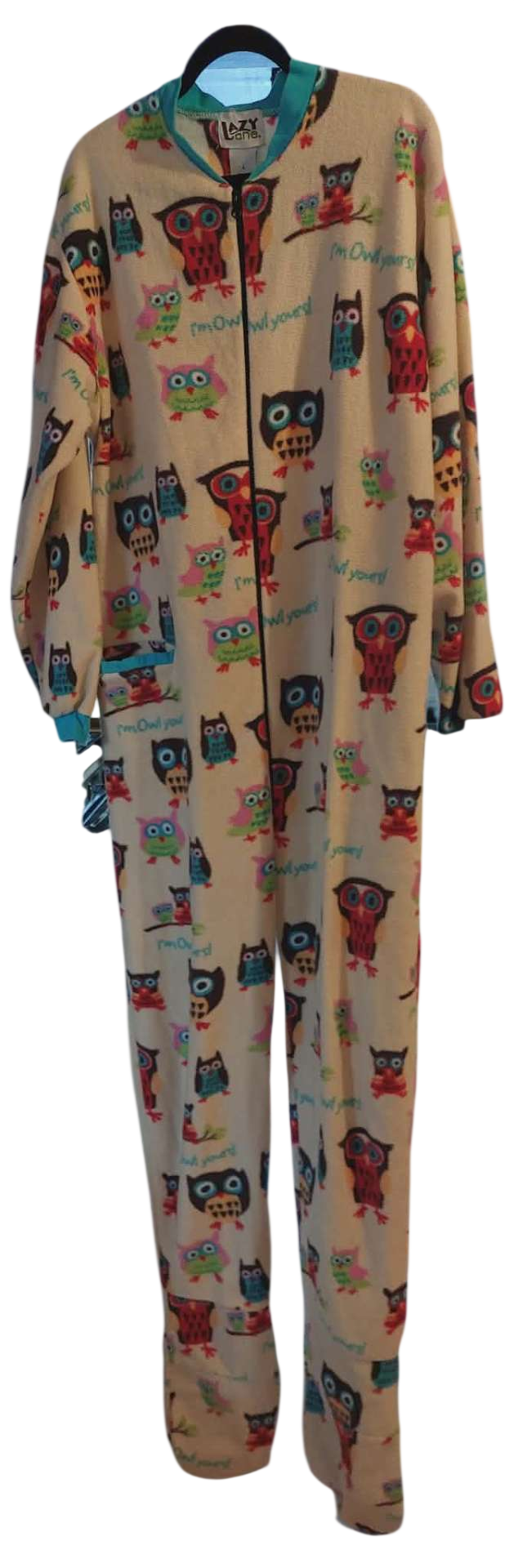 Fullorðin Ugla Galli Fleece Lazy One stærð L