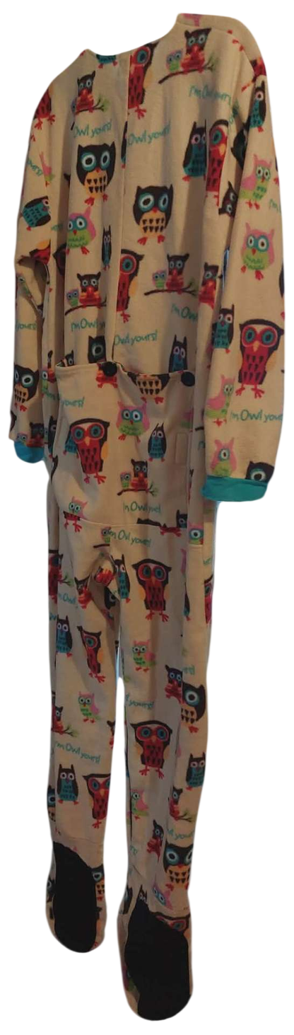 Fullorðin Ugla Galli Fleece Lazy One stærð L