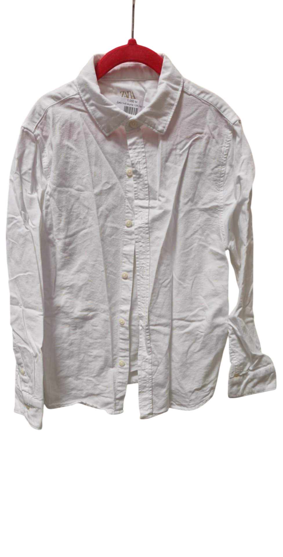 Zara hvít skyrta 128