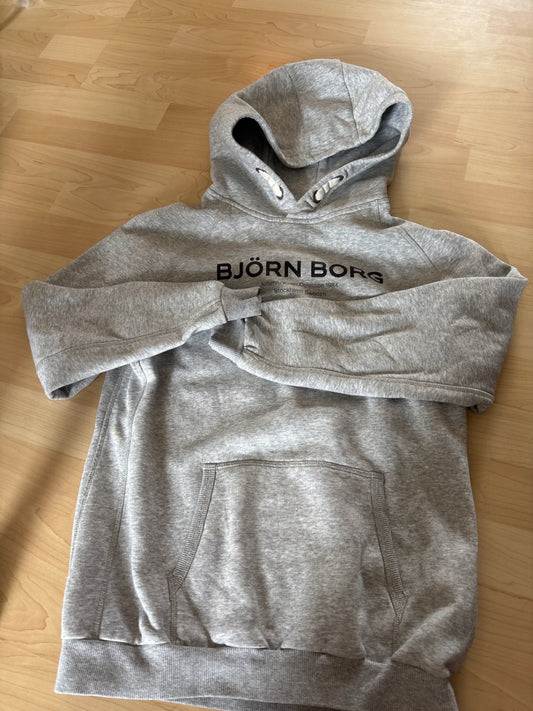 Grá hettupeysa 158-164