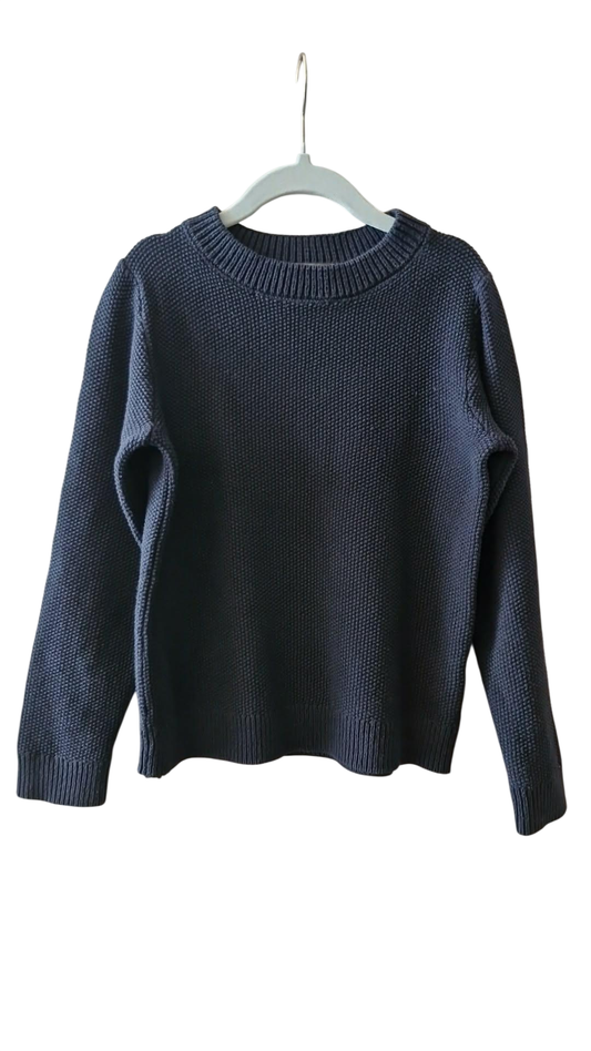 Primark dökkblá peysa 128