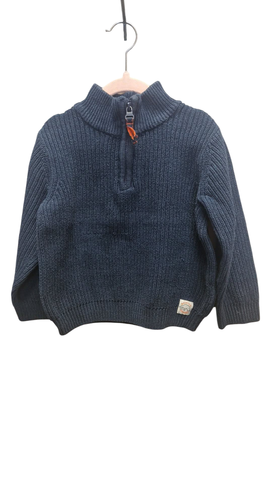 H&M dökkblá peysa 98/104