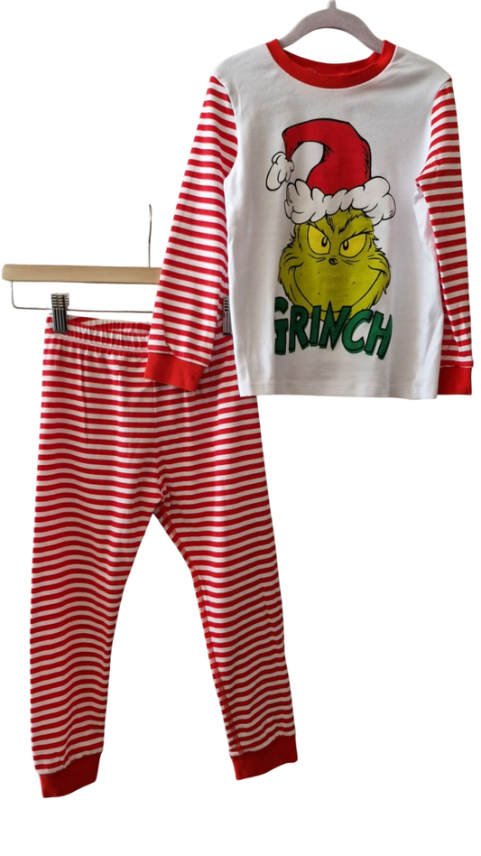 H&M Grinch náttföt 110/116 nánast ónotuð