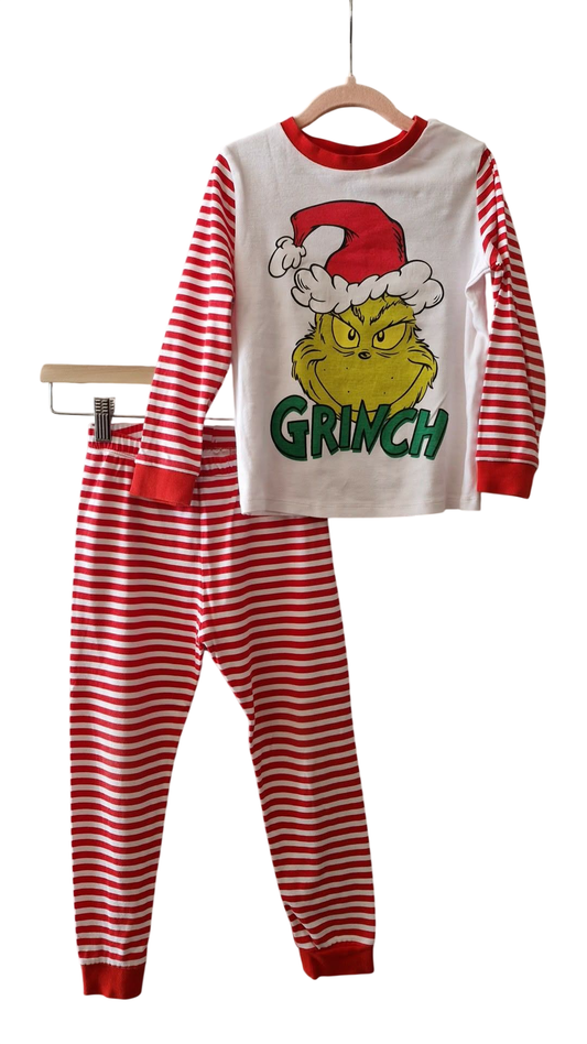 H&M Grinch náttföt 110/116 nánast ónotuð