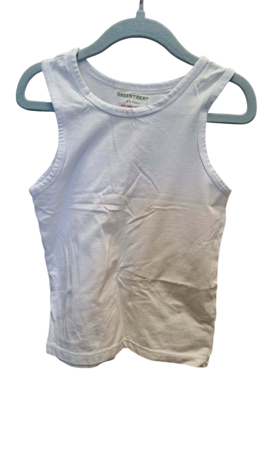 GreenTreat nærbolur,hvítur 4-5 ára