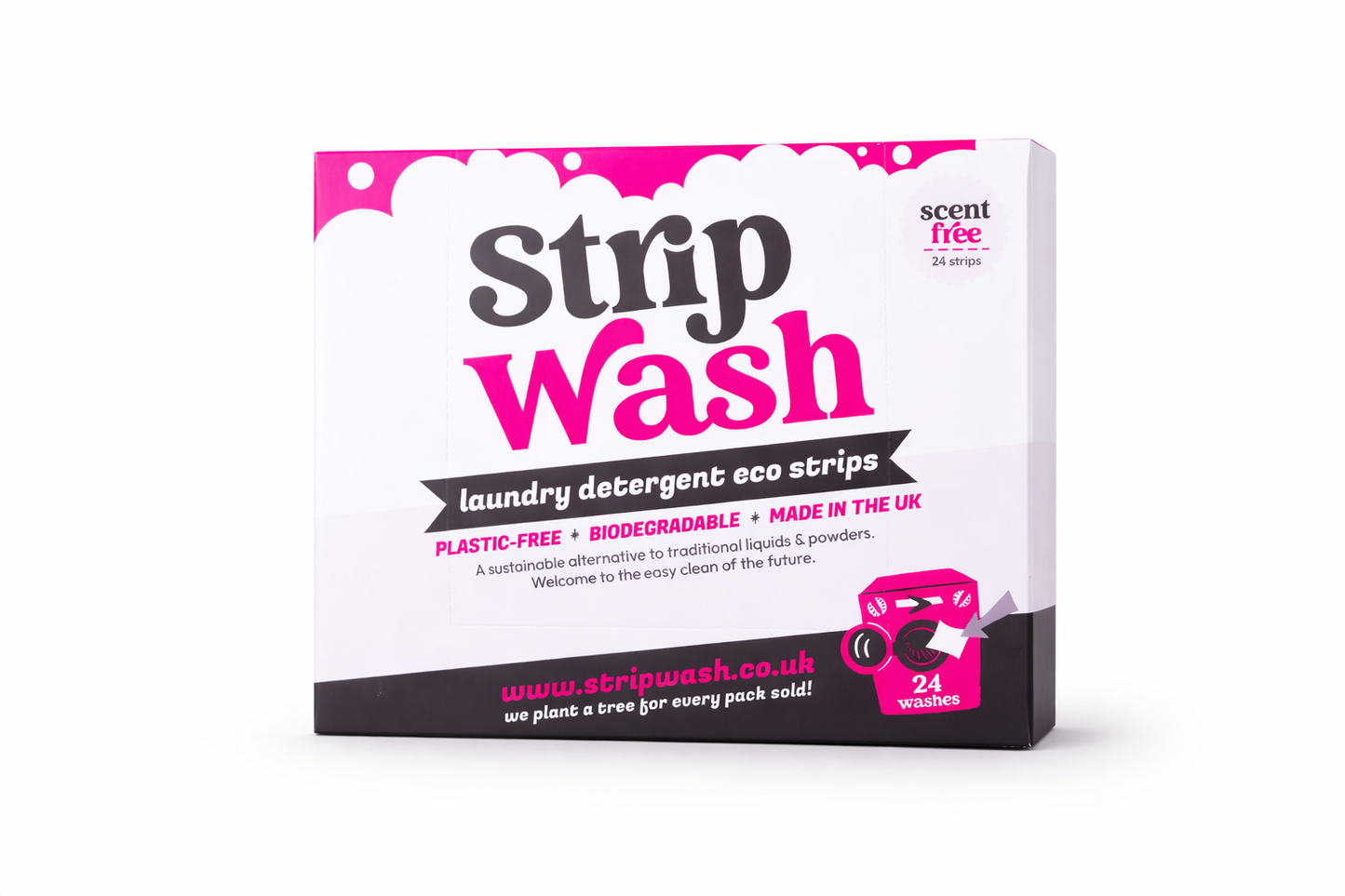 Strip wash scent free