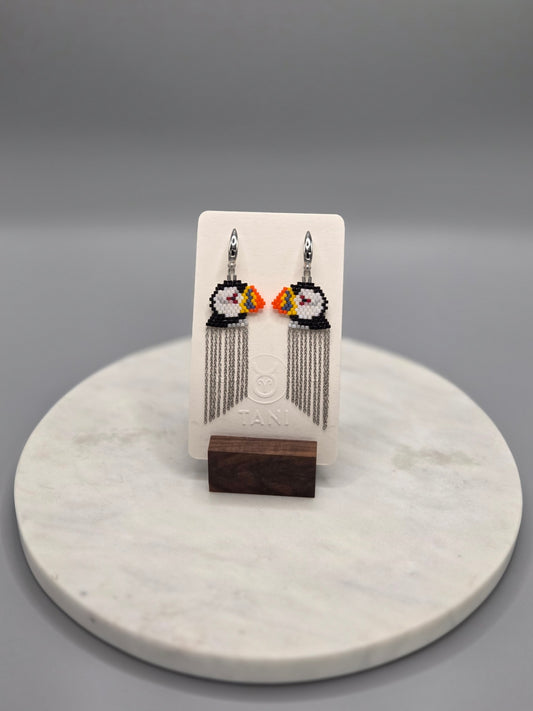 puffin earrings