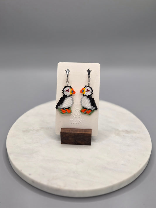 puffin earrings