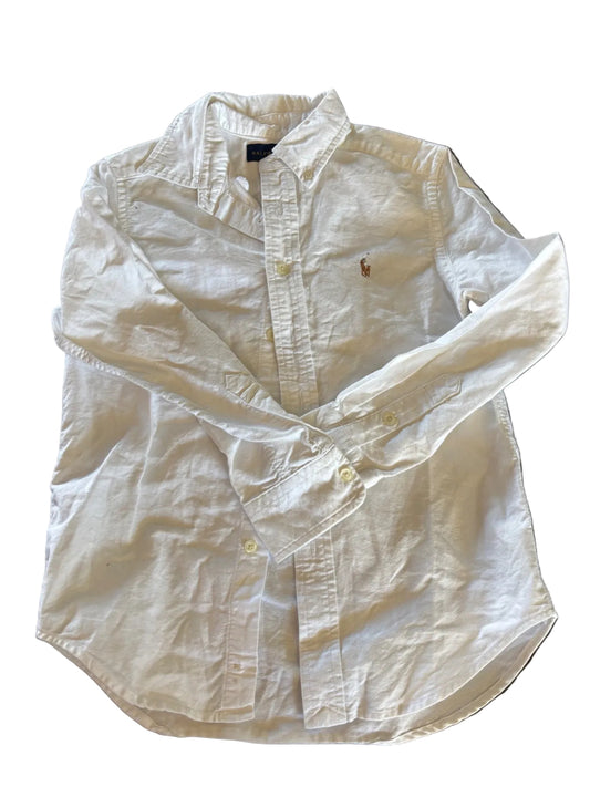 Ralph Lauren hvít 8 ára