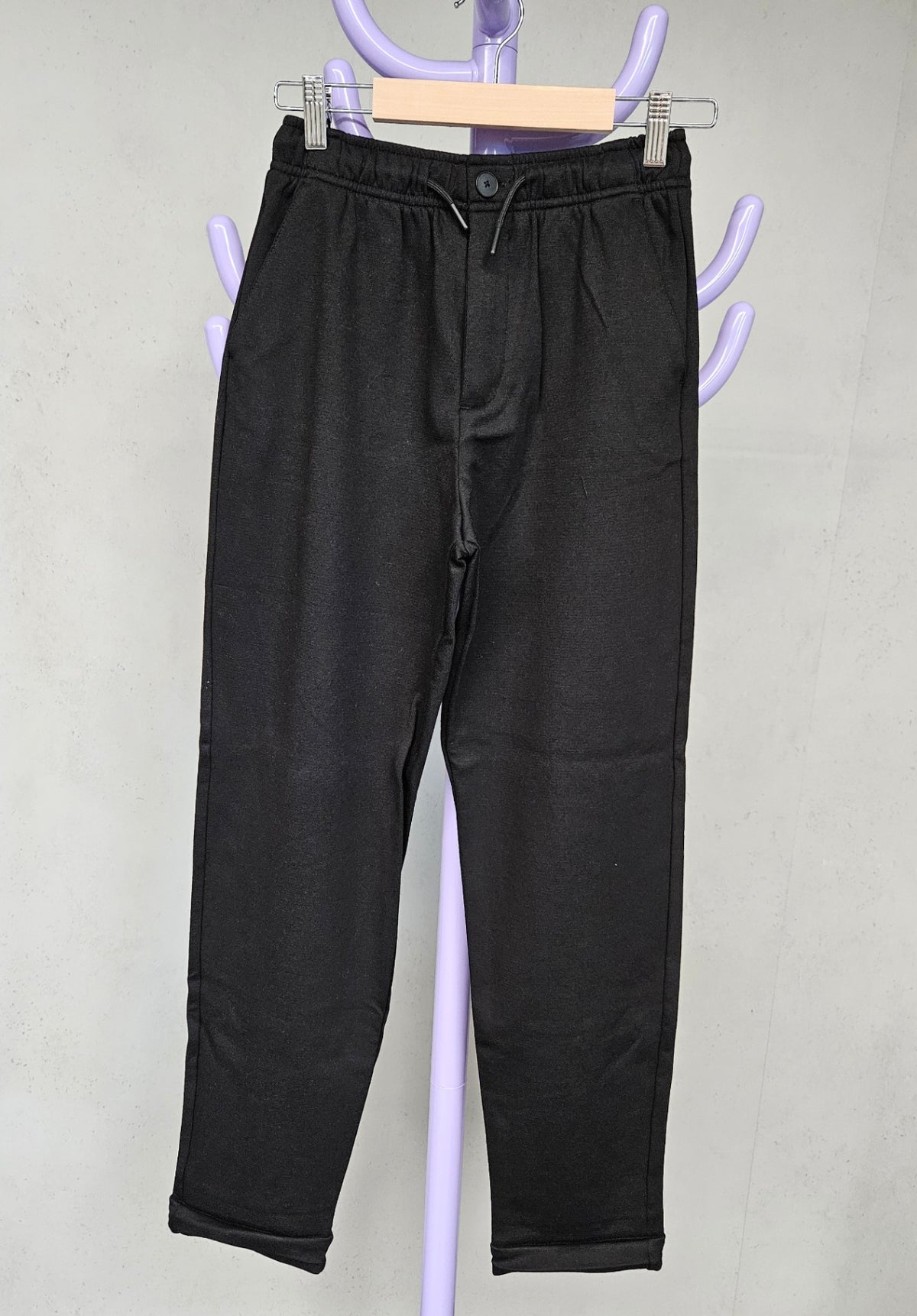 Zara svartar buxur str. XL