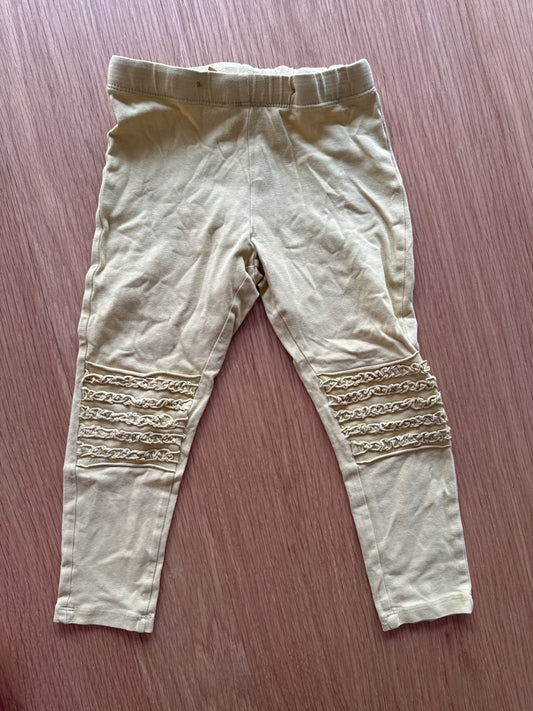 Lindex leggings gul 98