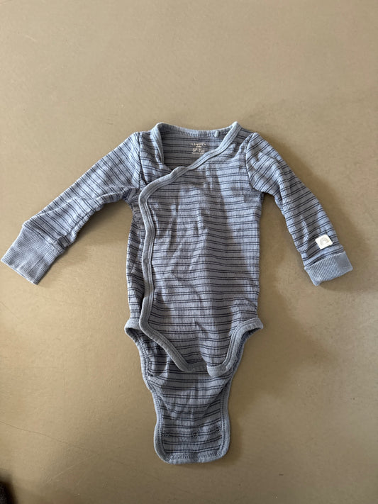 Blá röndótt samfella lindex