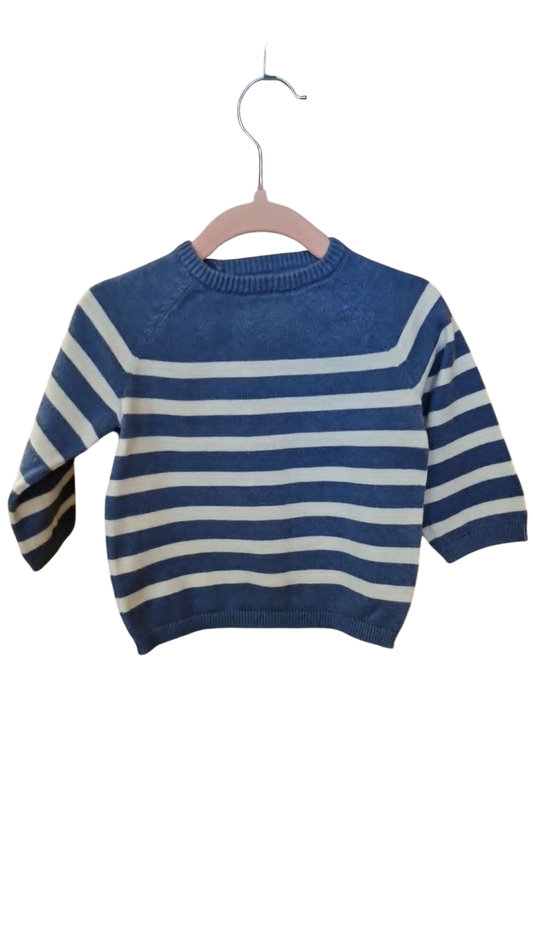 H&M röndótt peysa 80