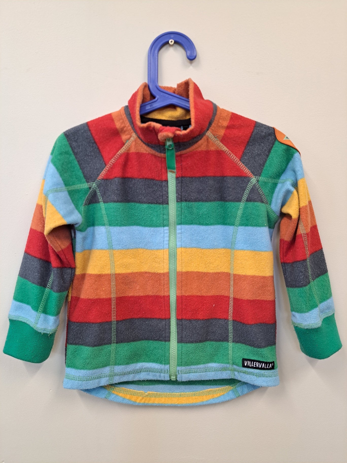 Röndótt flís sett 98