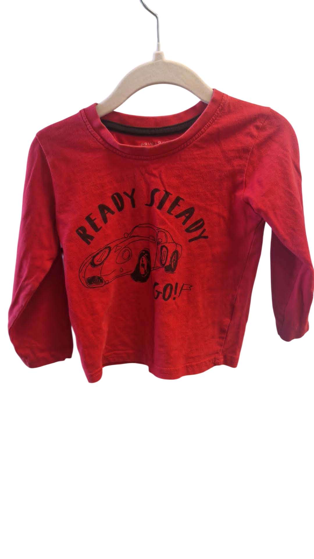 Primark rauður bolur 92