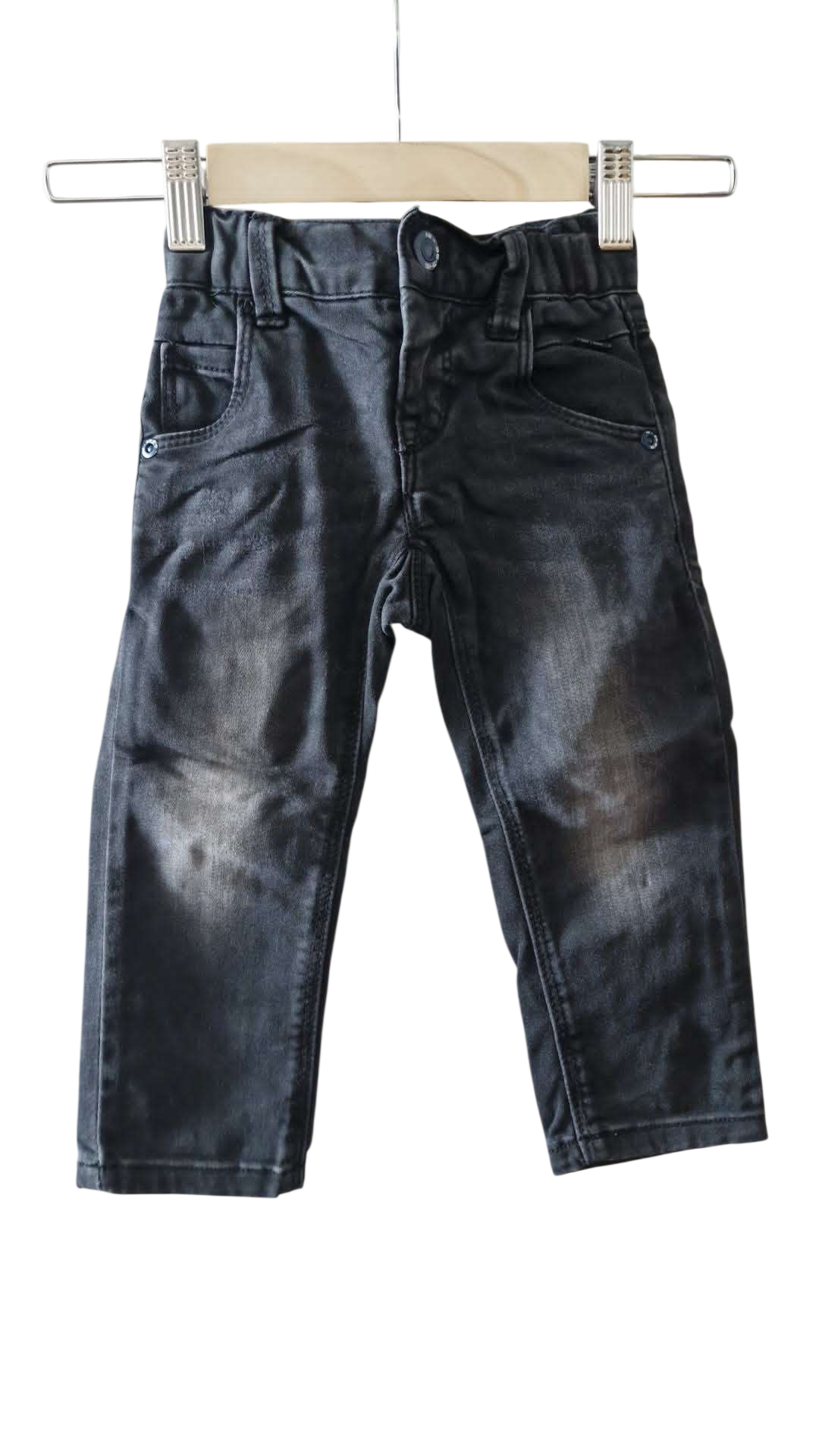 Svartar gallabuxur 86