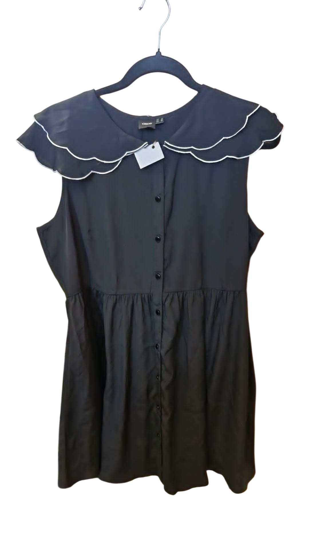 Asos svartur kjóll 16