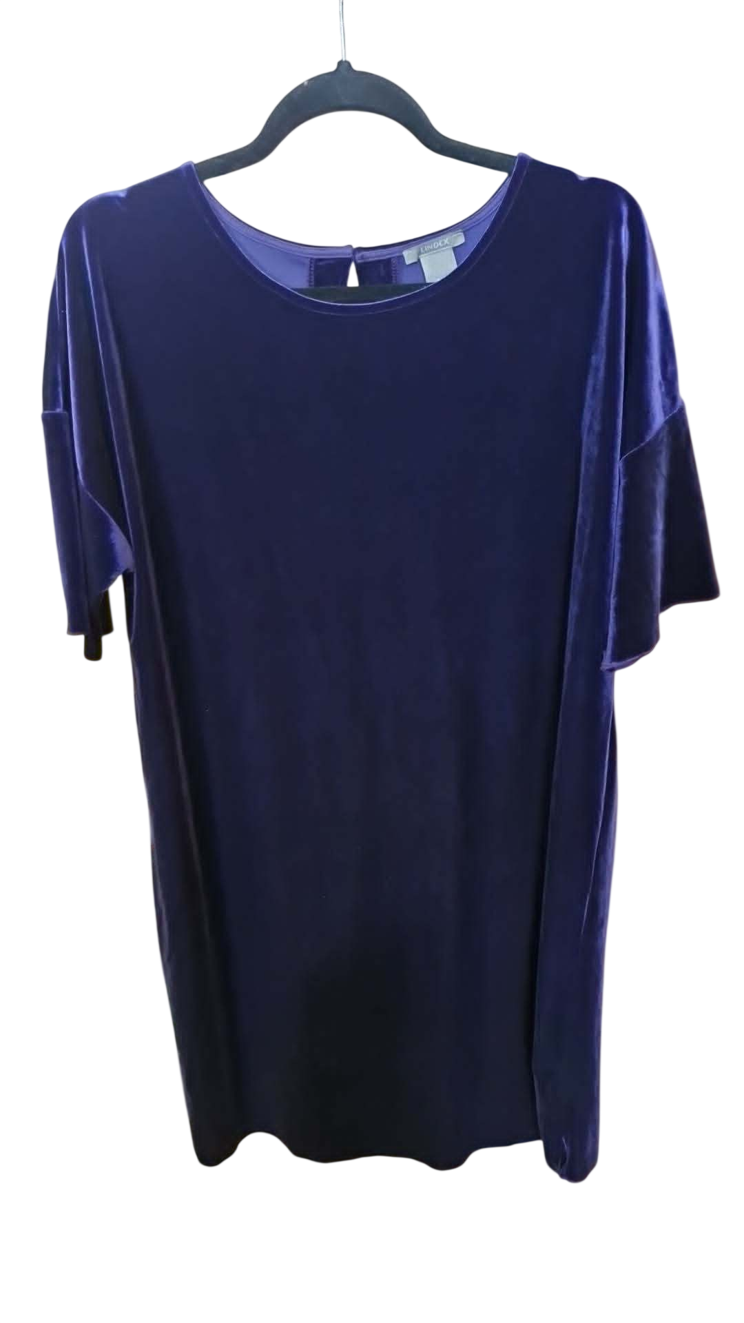 Lindex oversized kjóll M djúpfjólublár
