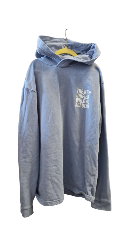 H&M ljósblá hettupeysa 158/164