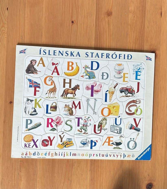 Stafrófs púsl 