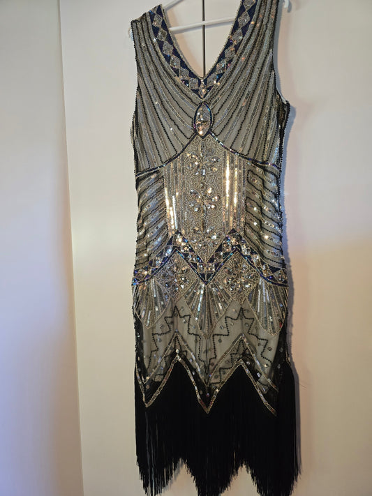M/L- Great Gatsby kjóll, ónotaður
