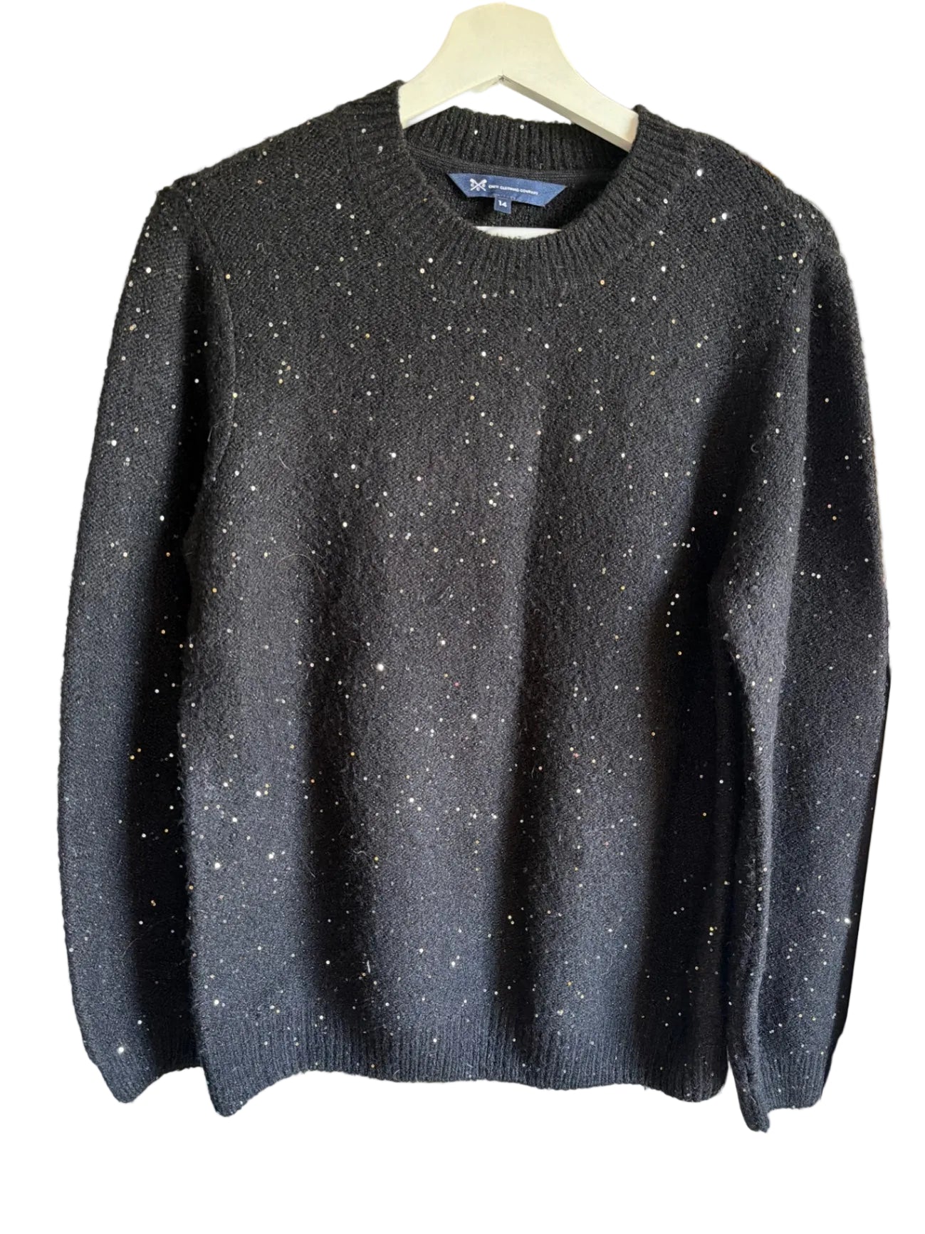 Crew Clothing Company black pullover M/L