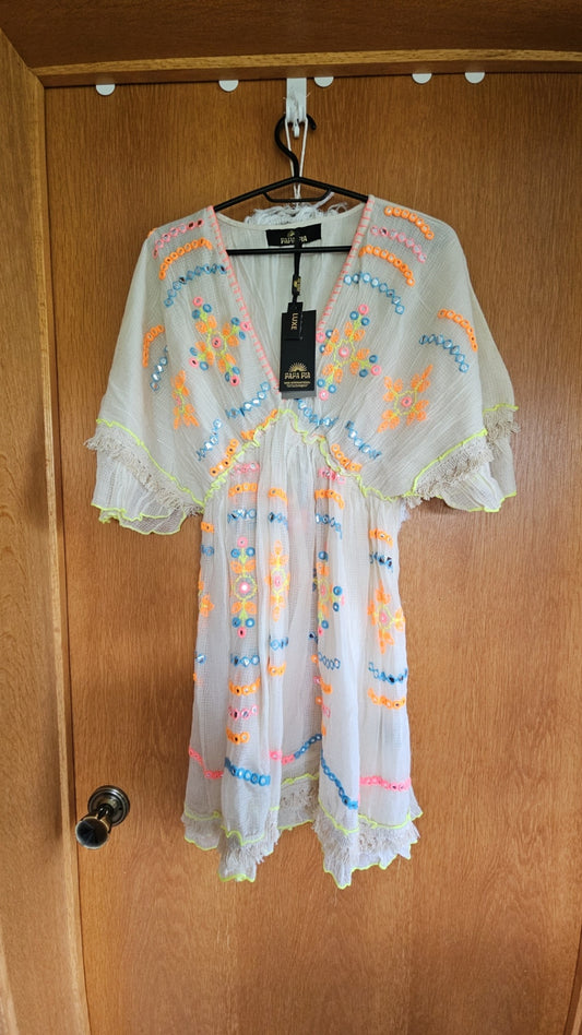 One size 6 Papa Pia kjóll ónotaður