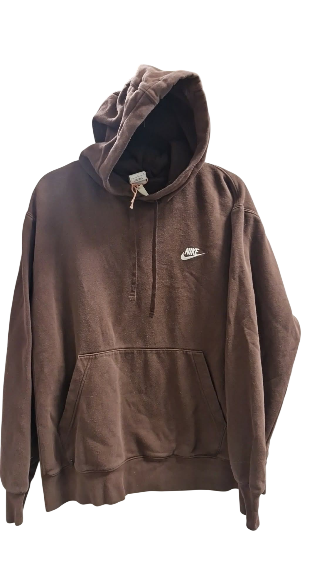 Nike brún hettupeysa L