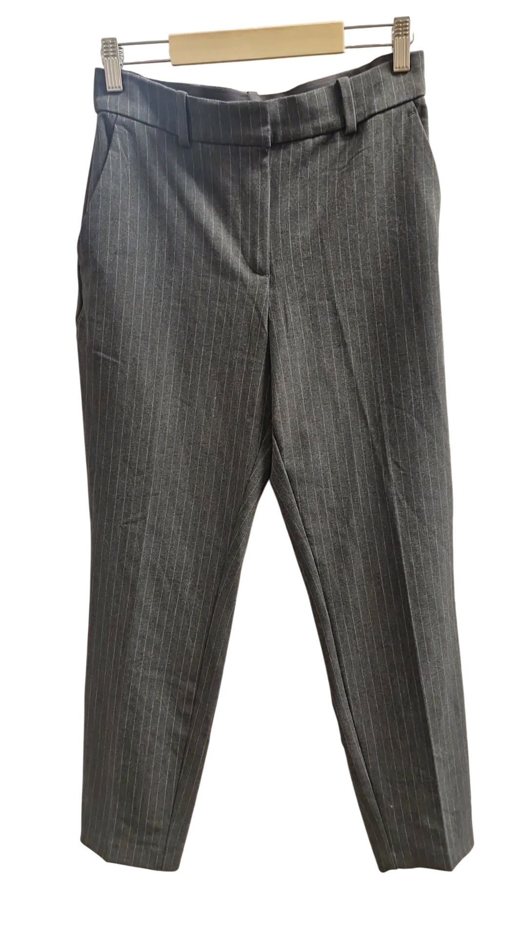 H&M teinóttar buxur 38