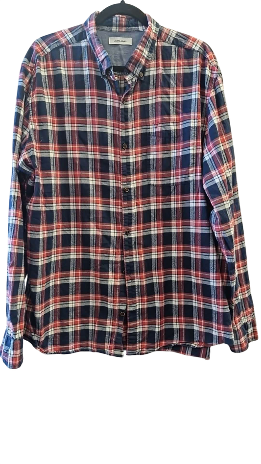 Jack&Jones köflótt skyrta XXL