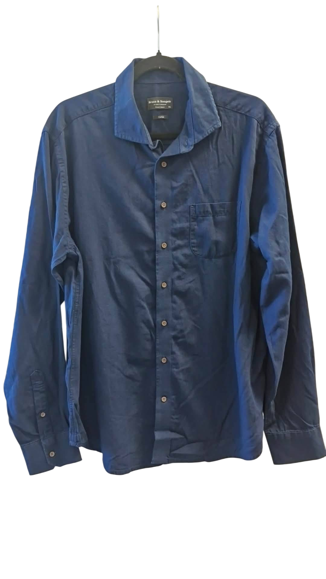 Bruun&Stengade 100% bómullarskyrta XL