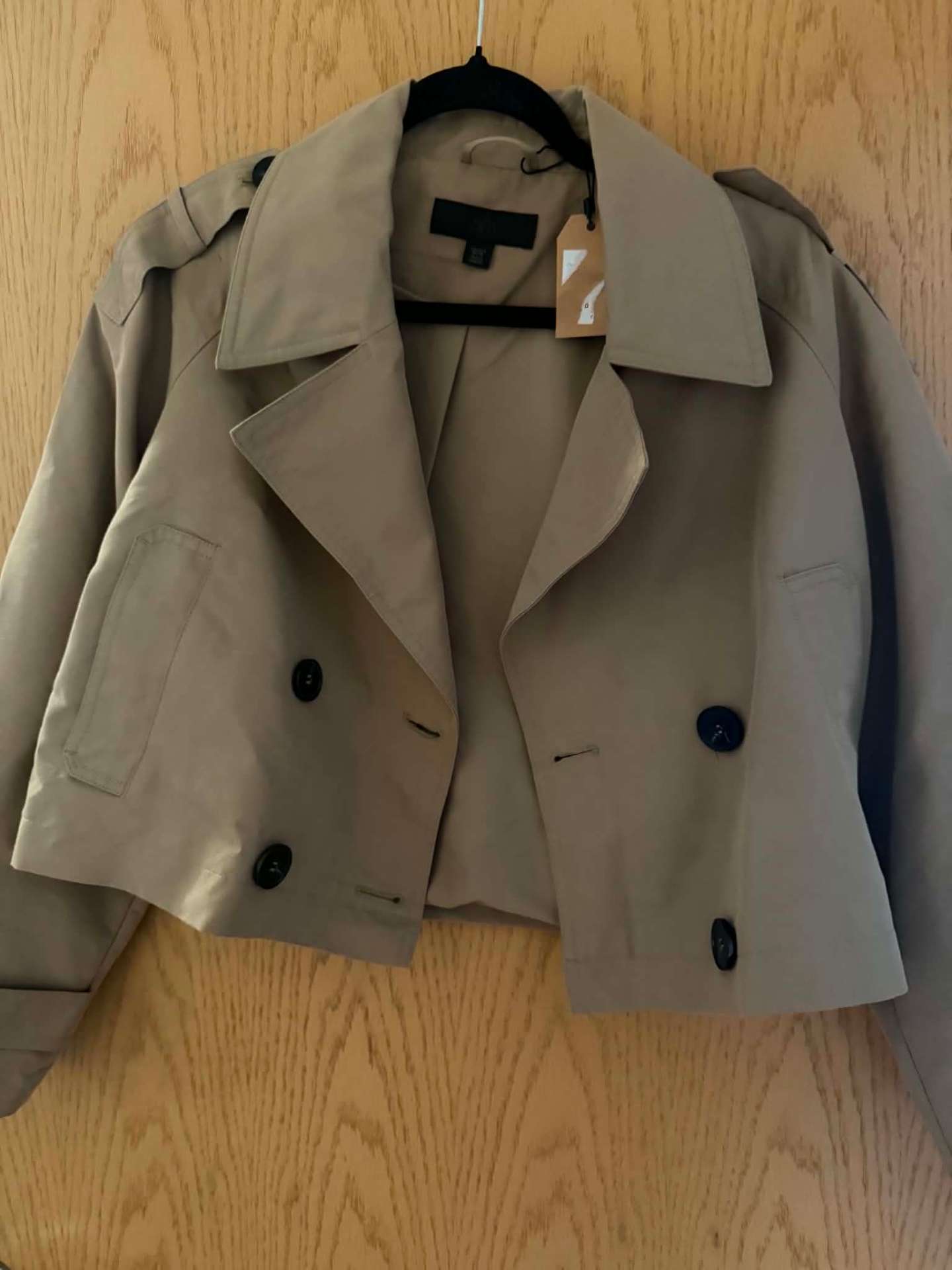 beige jacket 