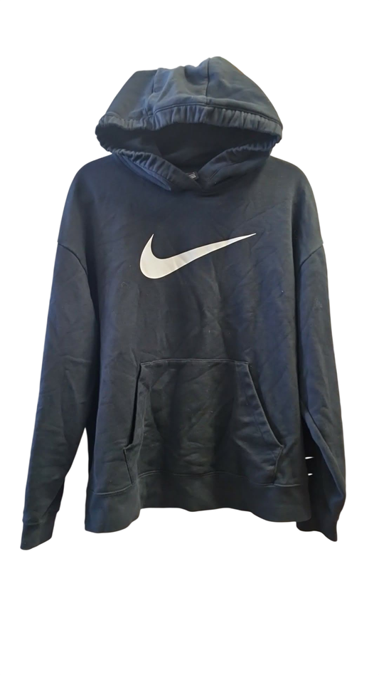 Nike svört hettupeysa L