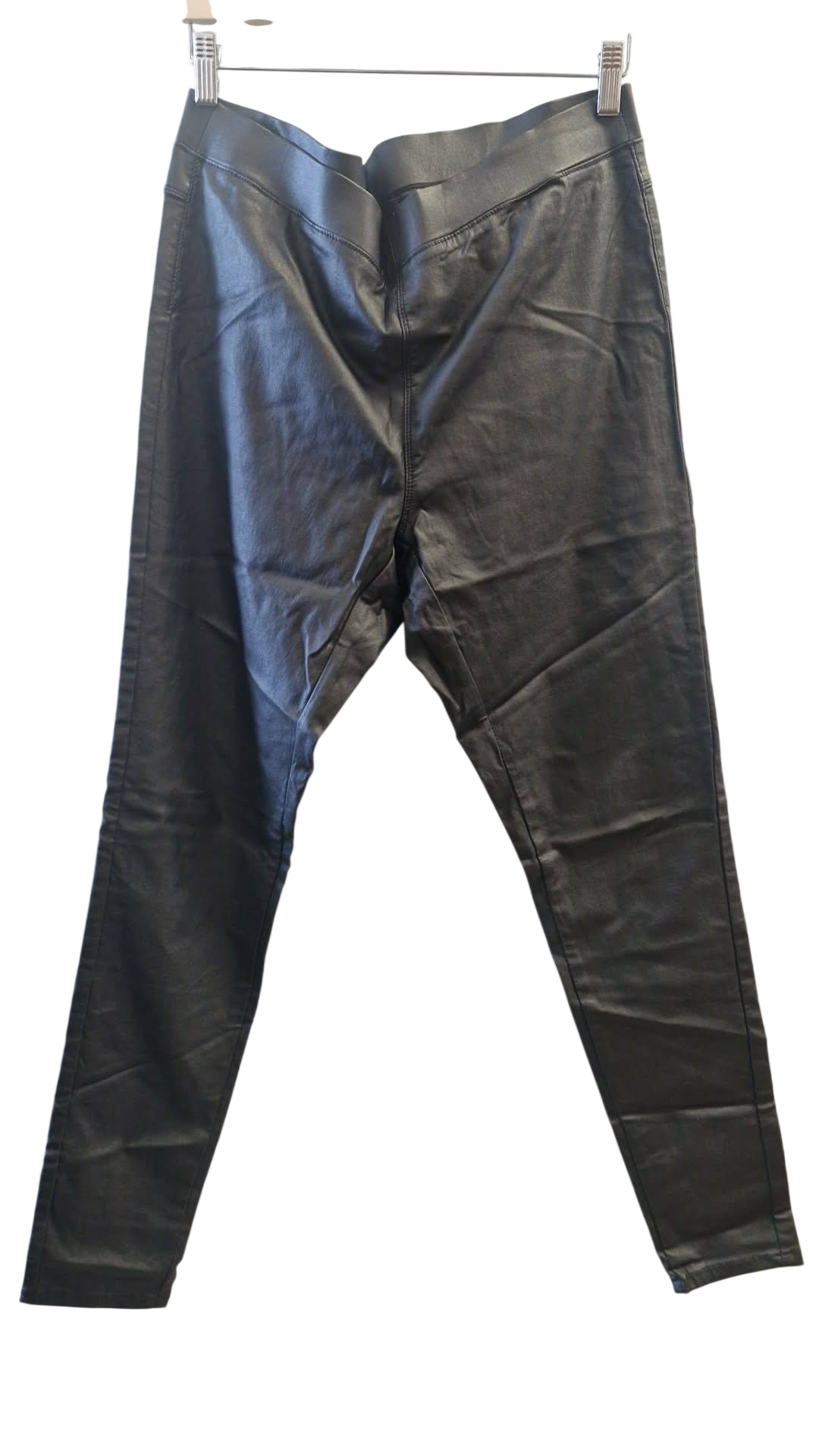 Kaffe pleðurleggings 46