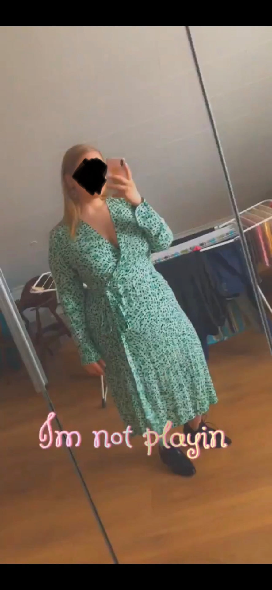 Kjóll frá InWear Grænn st.42