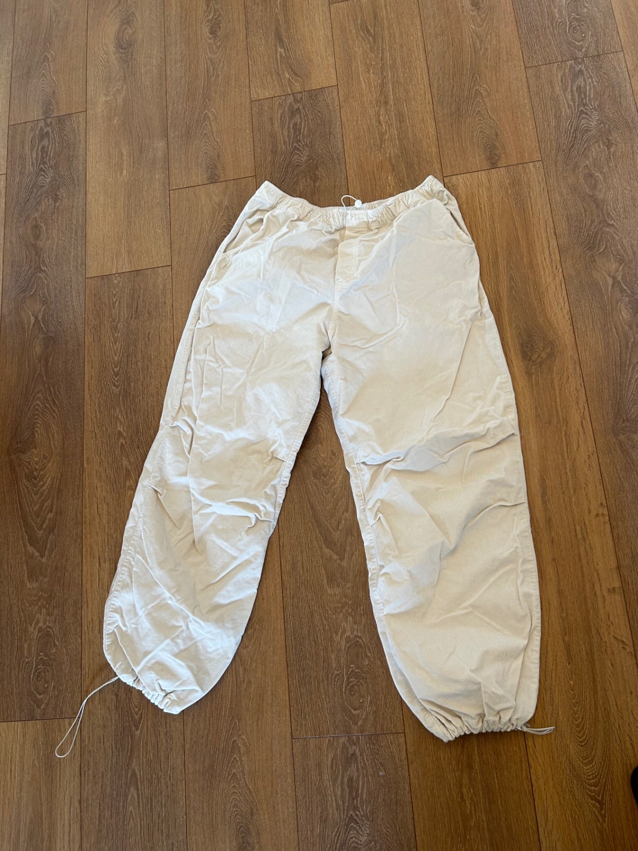 Buxur hvítar Zara st.XXL