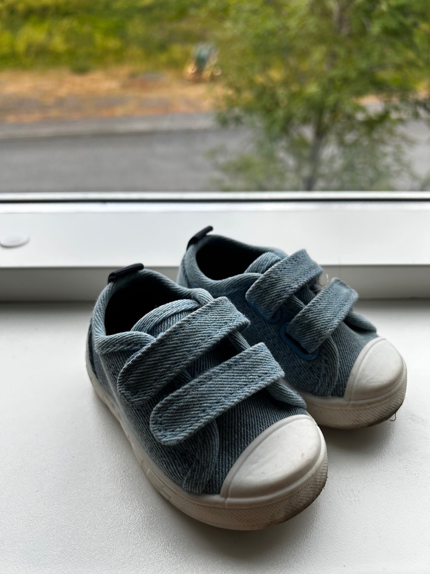 Barna Strigaskór st.19 bláir