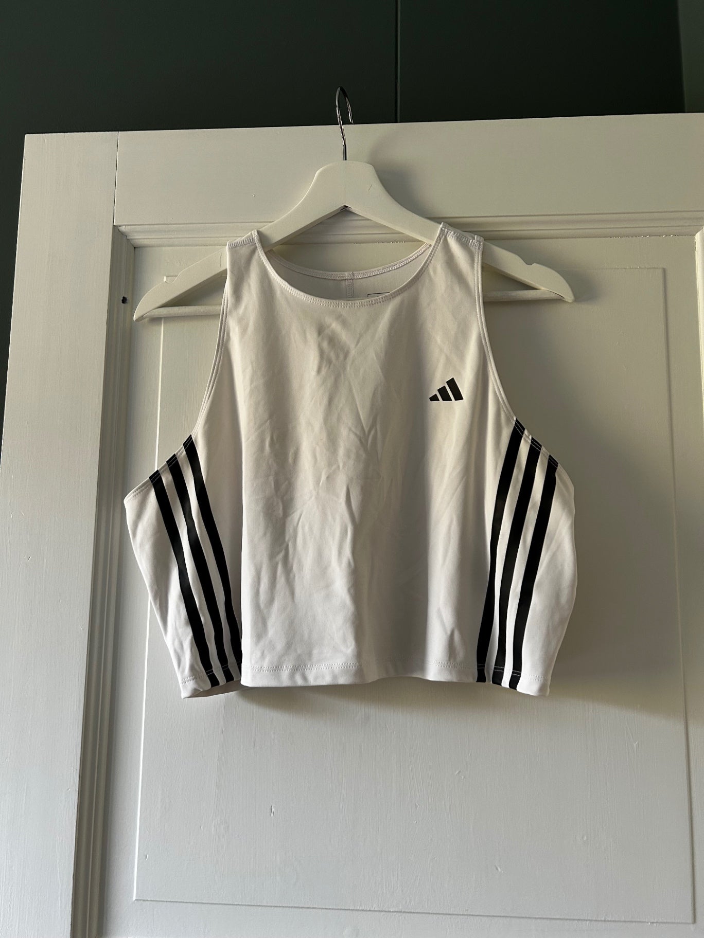 Adidas hvítur toppur XL