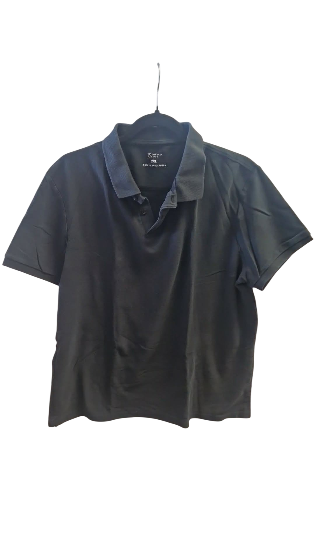 Primark svartur pólóbolur 2XL