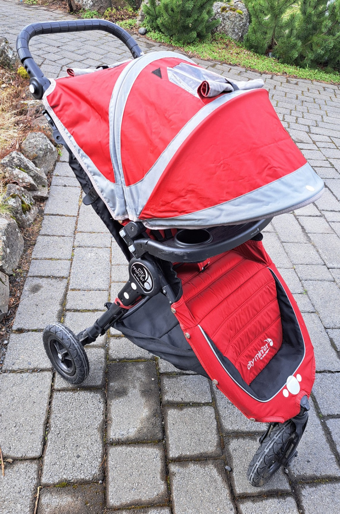 Babyjogger kerra + regnplast