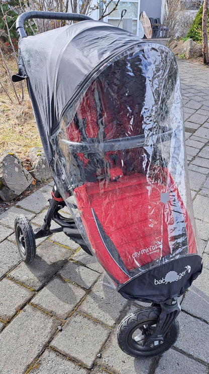 Babyjogger kerra + regnplast