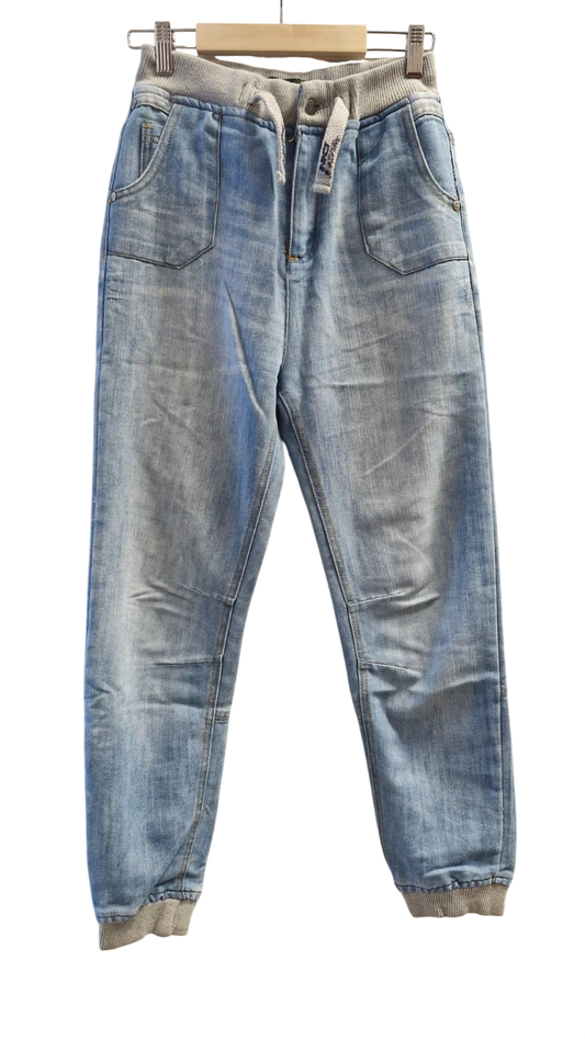 NoFear ljósar galla joggers 13y