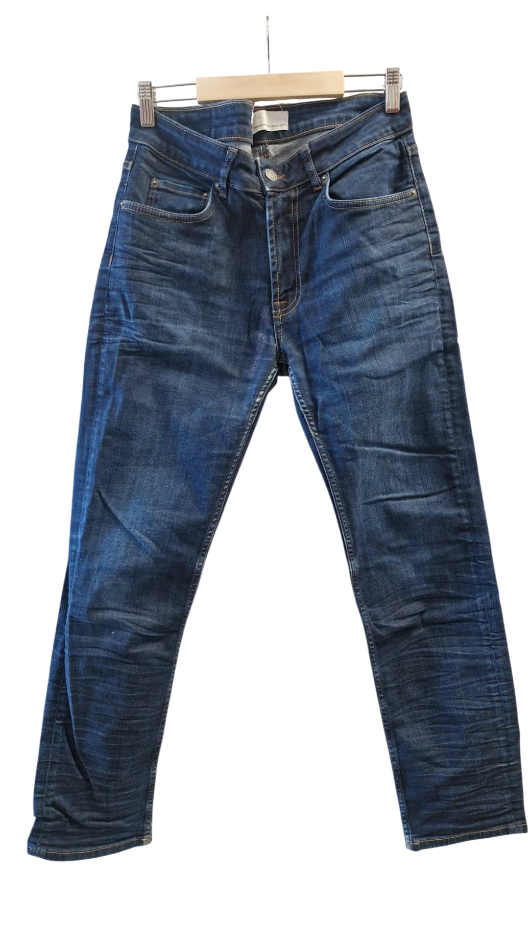Dressmann gallabuxur 31/30 viðgerð sést á mynd