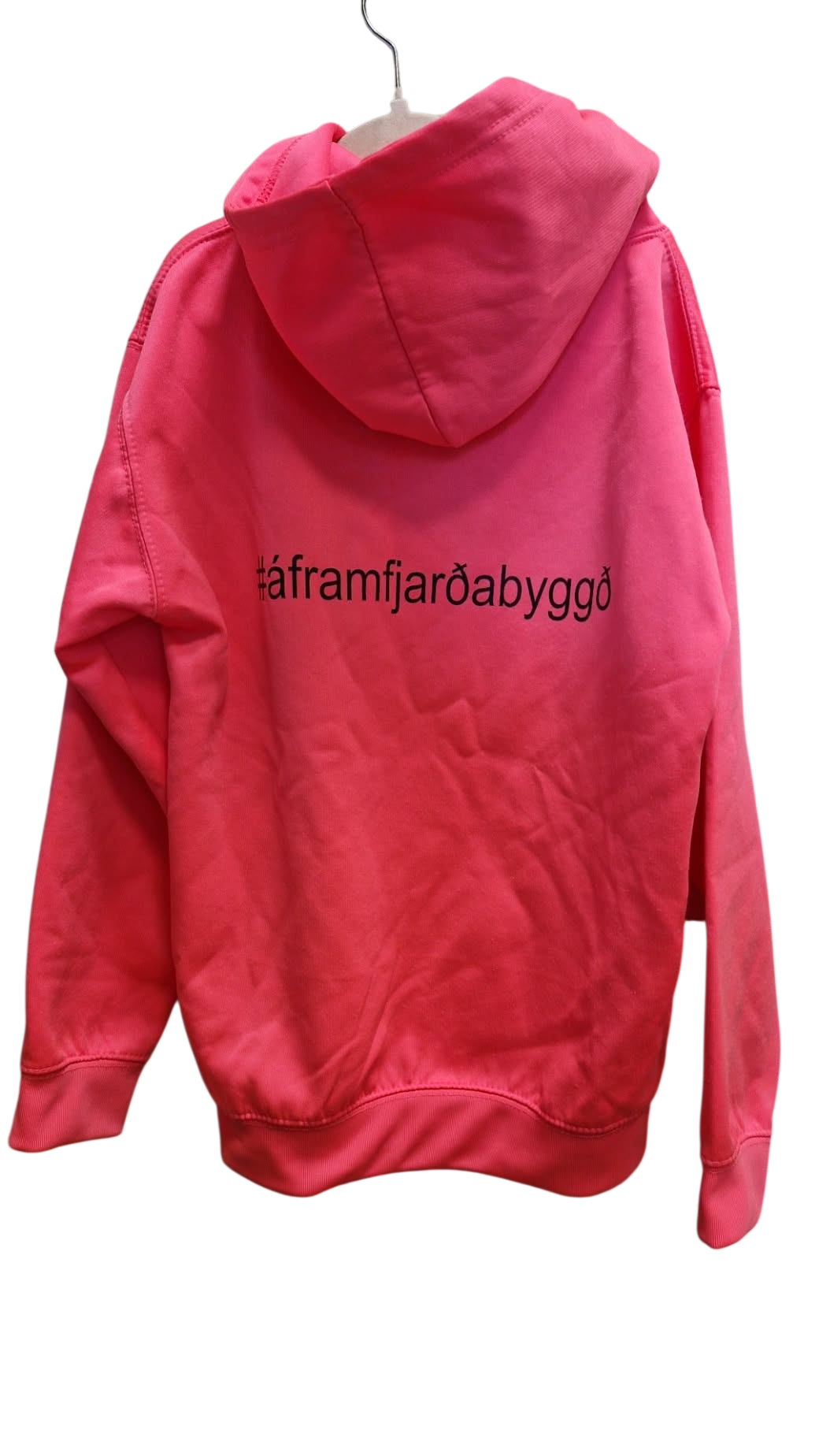 Fjarðabyggðarpeysa bleik L barna
