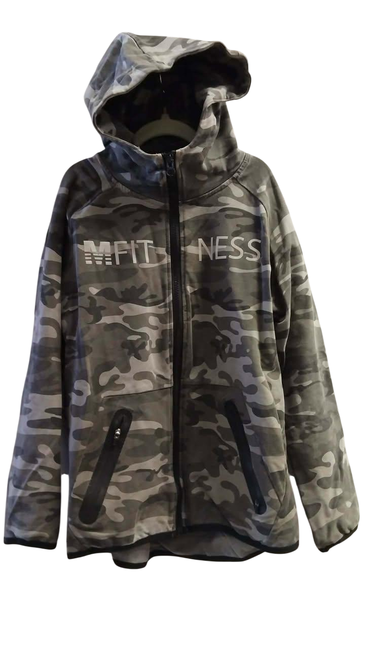 Mfitness camo rennd peysa 146/152