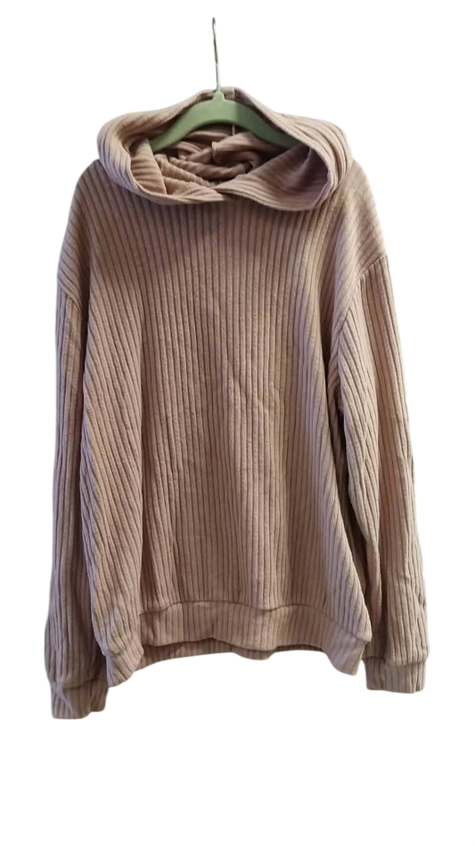 H&M mjúk peysa m hettu 140