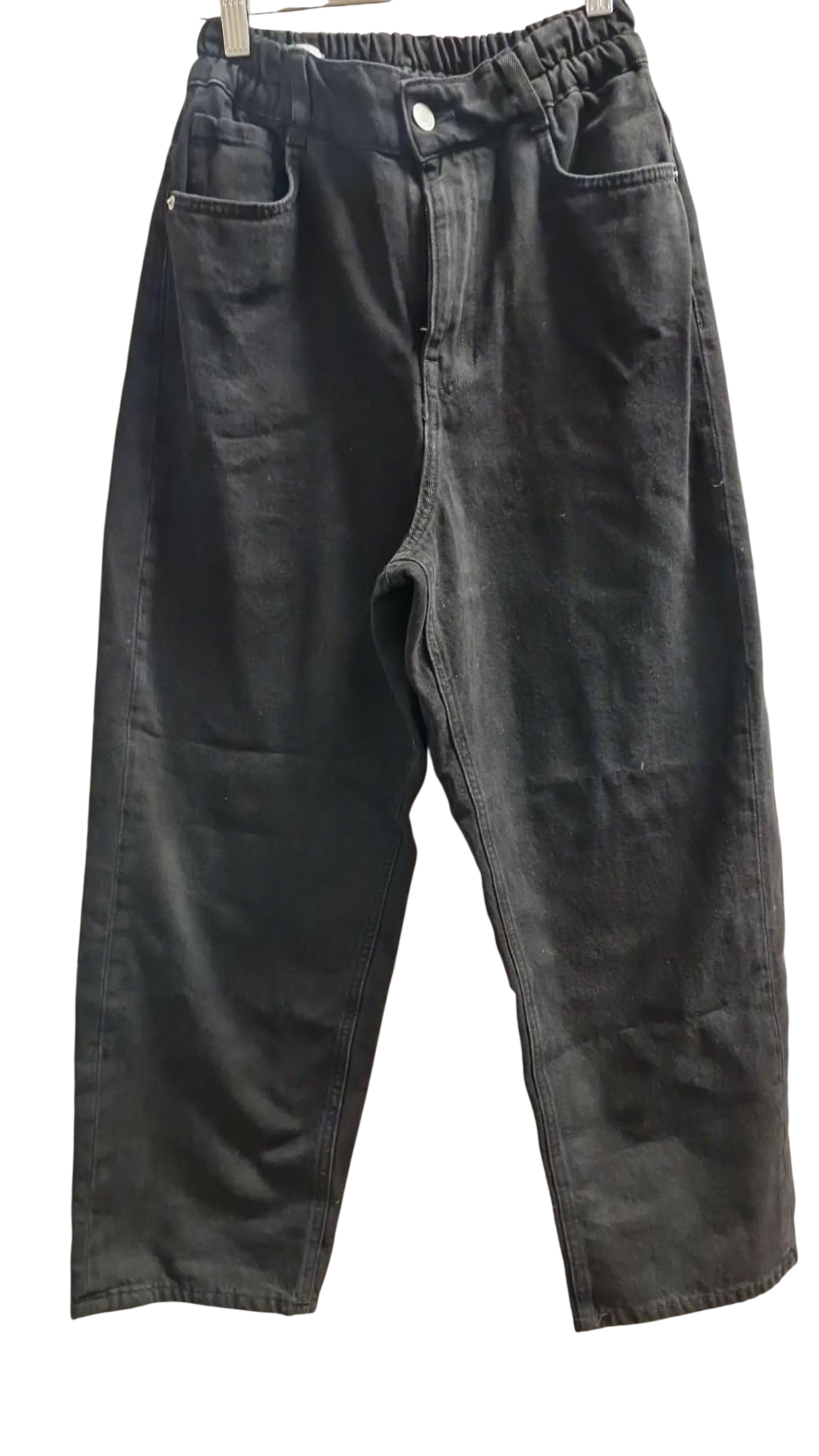 Zara svartar gallabuxur 164